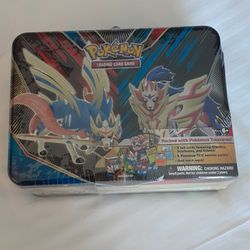 Pokemon Cards In Collectible Metal Tin Lunch Box Brand New Unopened Factory Sealed‼
