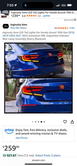 2018-2022 Honda Accord