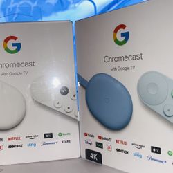  Chromecast W/Google tv