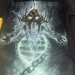 Retro Disturbed Evolution Tour 2019 Size Medium T-shirt