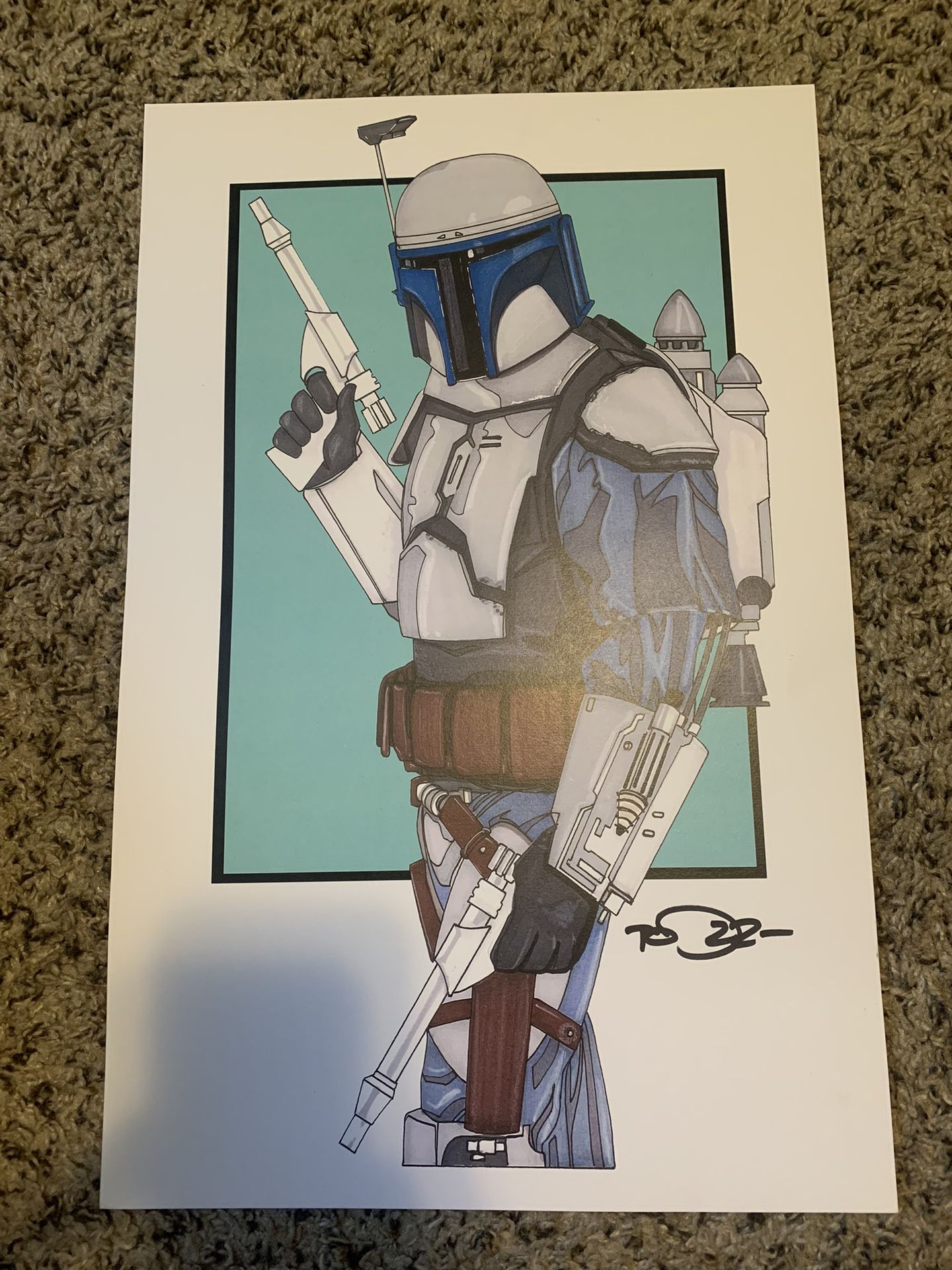 Jango Fett Drawing