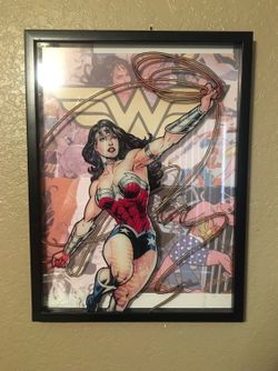 Large DC Wonder Woman 3-D picture