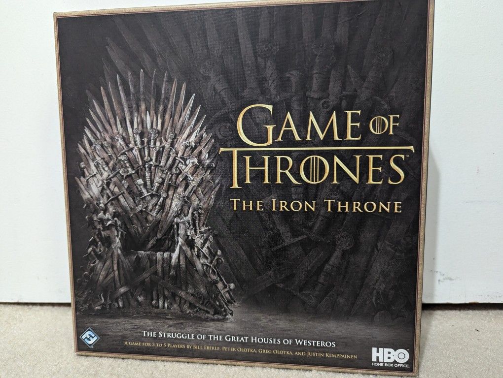 Game Of Thrones The Iron Throne Board Game