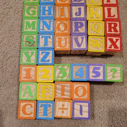 Wooden Blocks Alphabet ABC  123 Melissa And DOUG
