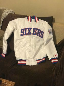 sixers starter jacket