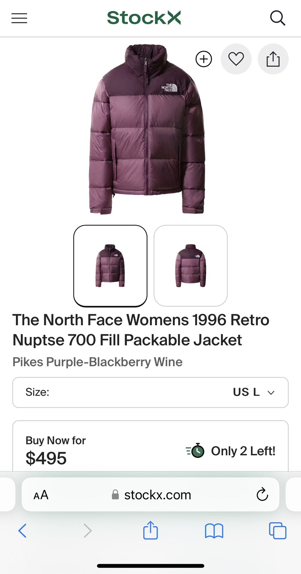 North face Puffer jacket 