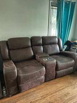 Reclining Sofa- Two seater with Charger