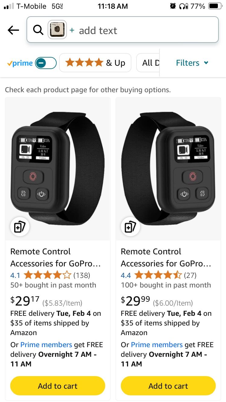 GoPro remote control