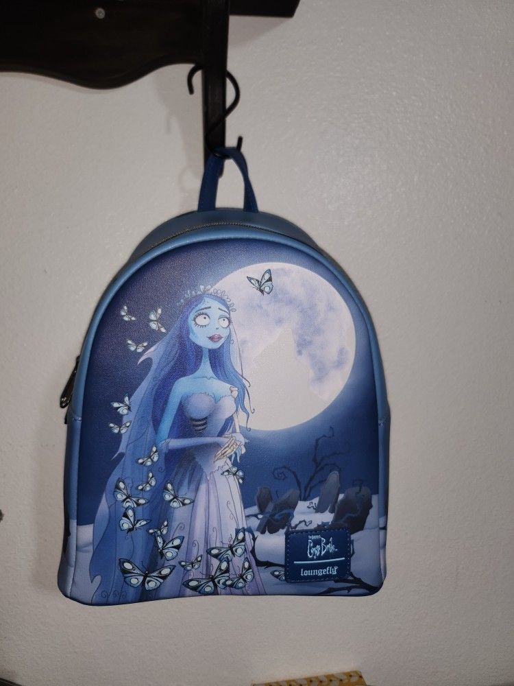 The Corpse Bride Loungefly GLOW IN THE DARK Mini Backpack