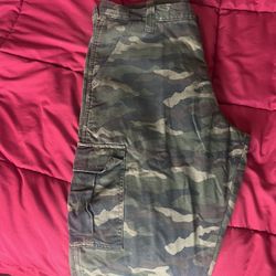 Camo cargo pants