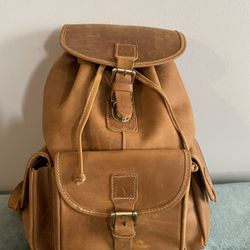 Genuine Leather Backpack 