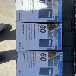 Eaton DPU222RP Disconnect Non-Fusible 60 Amp Boxed, No Size, Gray