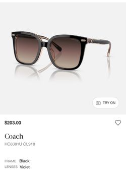 Coach Sun Glases