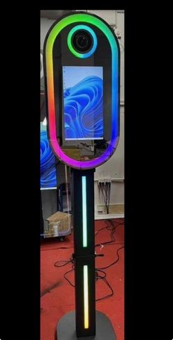 DSLR Oval Mirror Touch Screen Photo Booth - For Sale