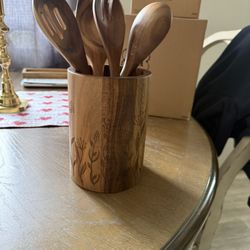 Set De Cucharas Y Vase Princess House 