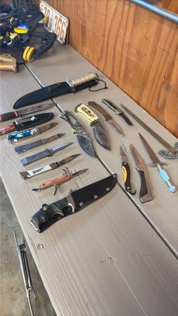 Vintage knife collection