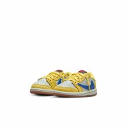 Canary Travis Jordan 1 Low kids