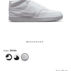 New condition Nike Court Vision Next Nature Men's Mid-Top Shoes 11.5