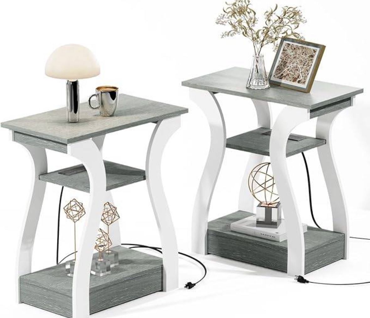 Gray Nightstands