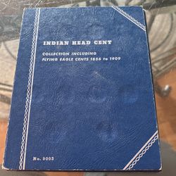Indian Head Cent Book Partial