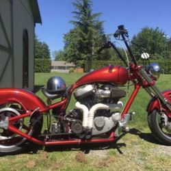 Custom Buell Harley chopper