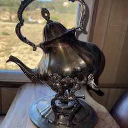 Antique Sliverplated Teapot