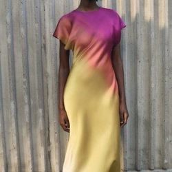 ZARA TIE DYE PRINTED DRESS (Classic collection)