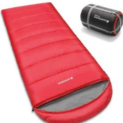 NORSENS Sleeping Bags for Adults Cold Weather 0 Degree, Lightweight Compact Backpacking Sleeping Bags with Upgraded Compression Sack, XL

