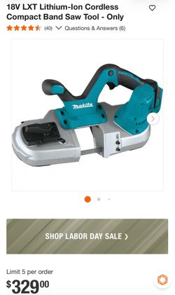 Makita 18V LXT Lithium-Ion Cordless Compact Band Saw Tool - Only - New