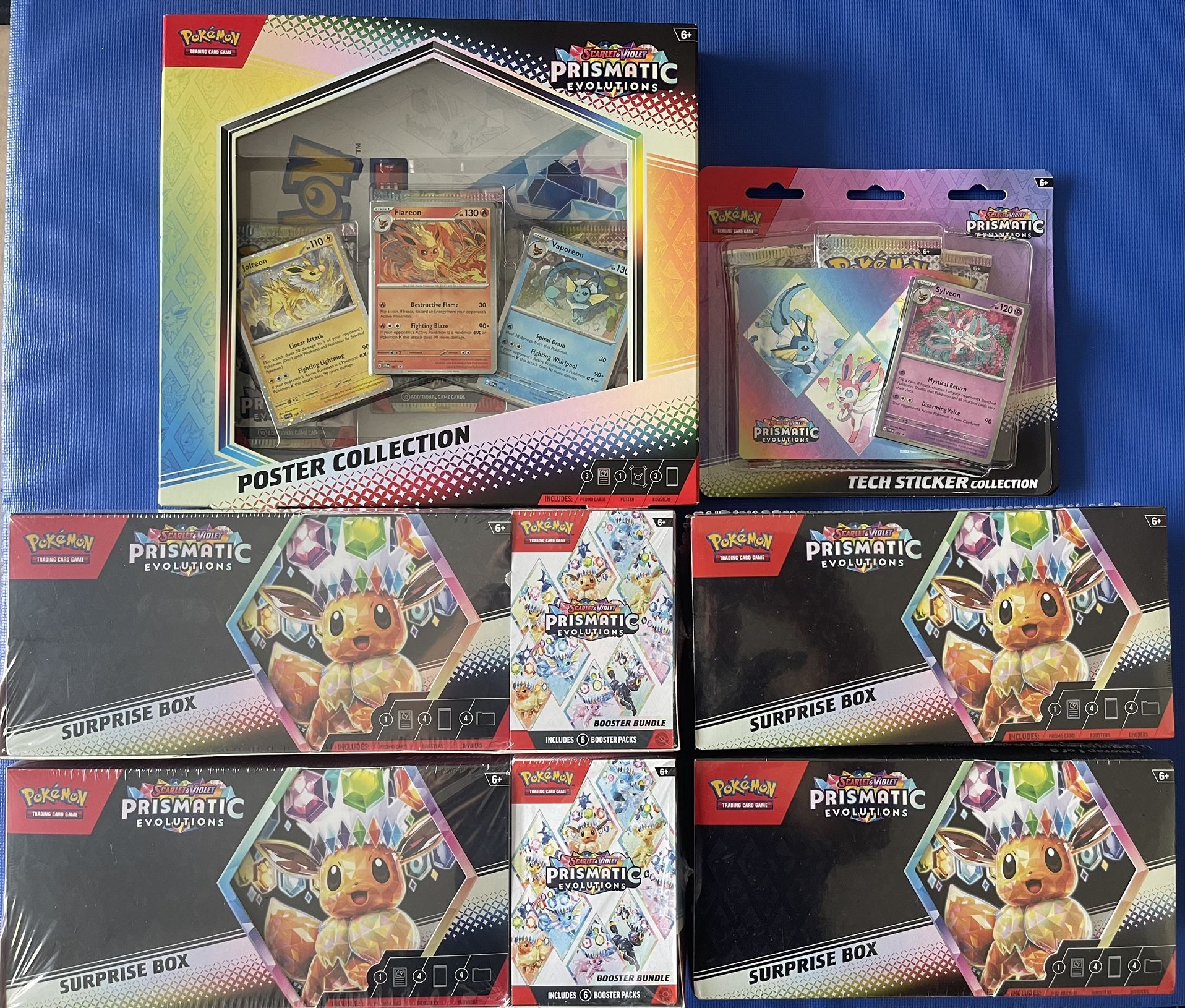Pokemon Prismatic Evolutions LOT