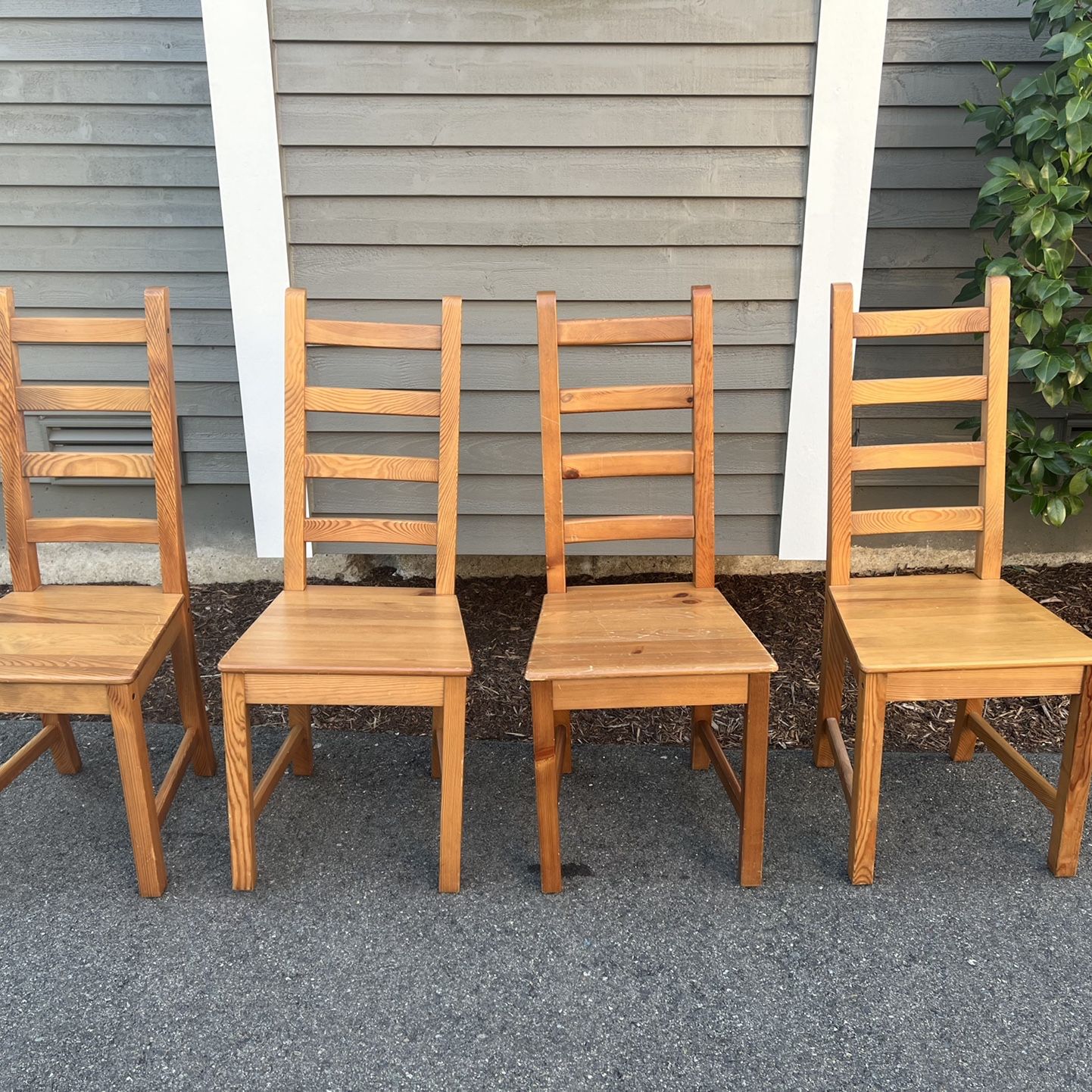 4 IKEA Kaustby Wood Chairs for Sale in Bothell, WA - OfferUp