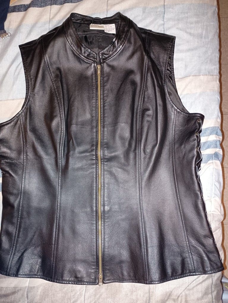 Leather Vest