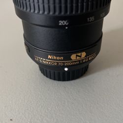 Nikon- NIKKOR 70-200mm 1:4G ED Lens.
