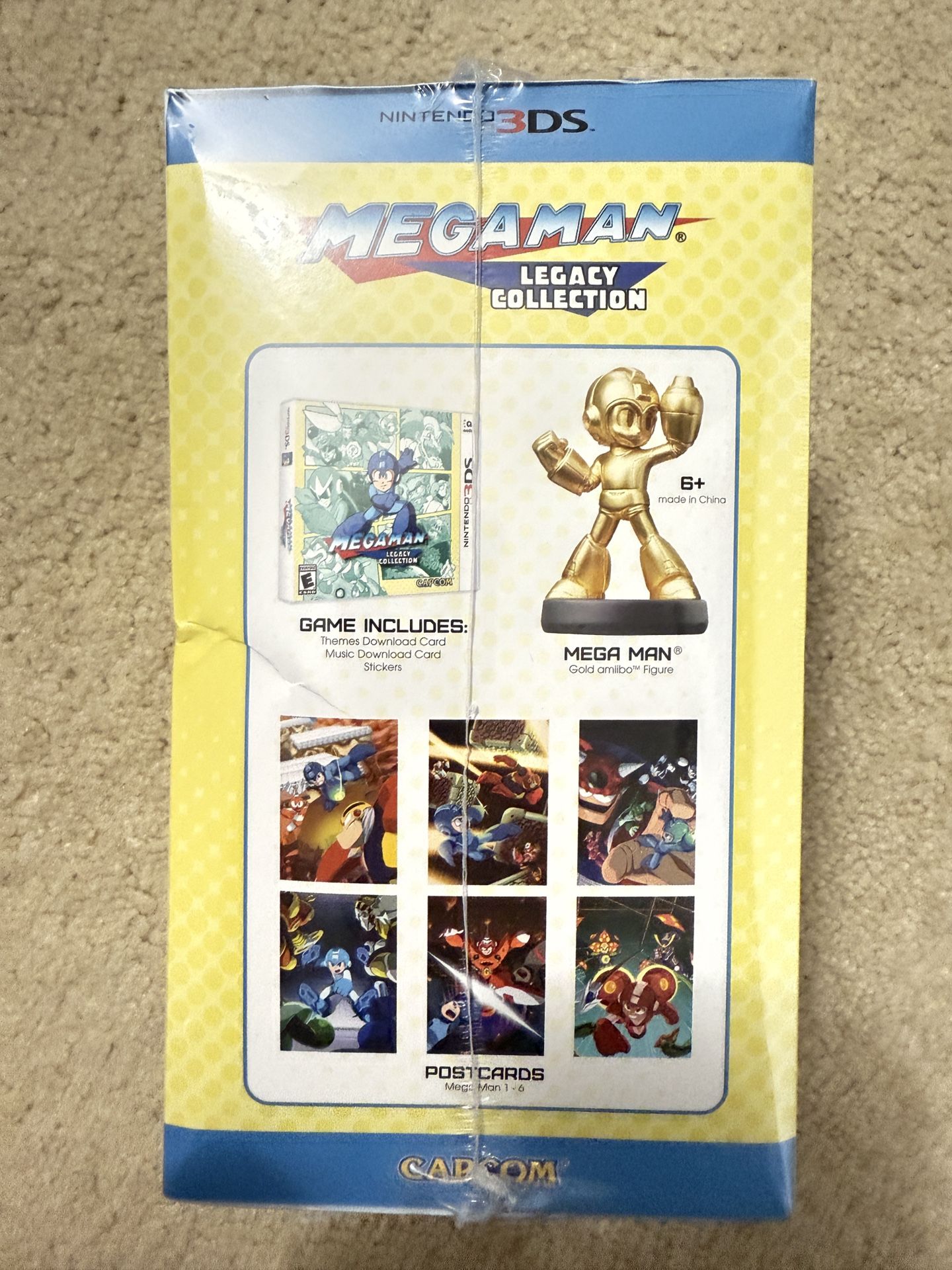 MEGA MAN LEGACY COLLECTION WITH GOLD MEGA MAN AMIIBO