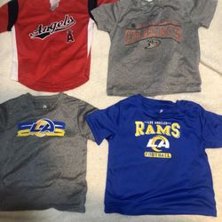 Team T-Shirts For Child Size 4
