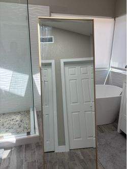 Full-Length Easel Floor Mirror -Free Standing