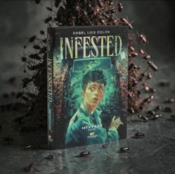 2023 INFESTED An MTV Horror Novel By Angel Luis Colón Young Adult Hardback Book In Excellent Condition. This is a hardcover edition of the young adult