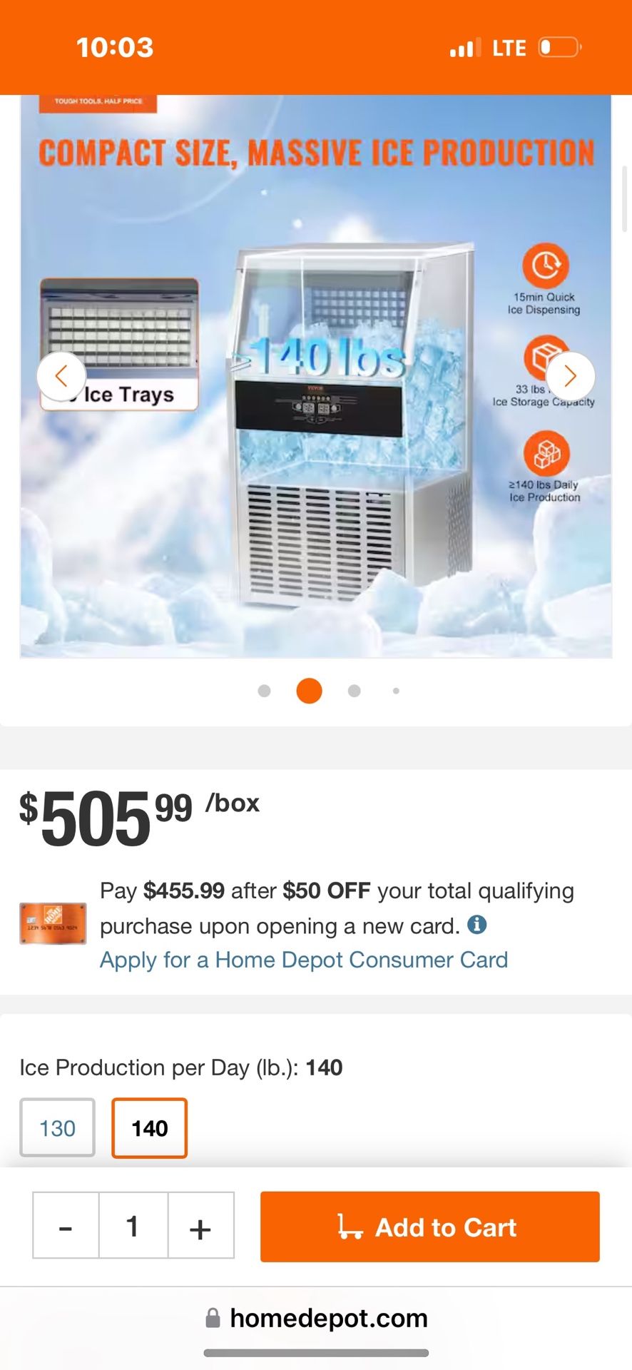 Brand New Ice Maker