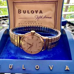 Vintage 1963 Bulova Yankee Clipper  Selfwinding Men's Watch 17J Swiss