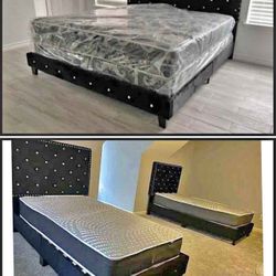 NEW TWIN FULL QUEEN KING SIZE BED WITH MATTRESS AND FREE DELIVERY- BEDROOM FURNITURE SECTIONAL SOFA AND MORE 