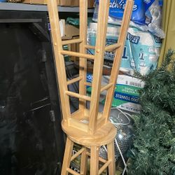 2 Stools Maple Color