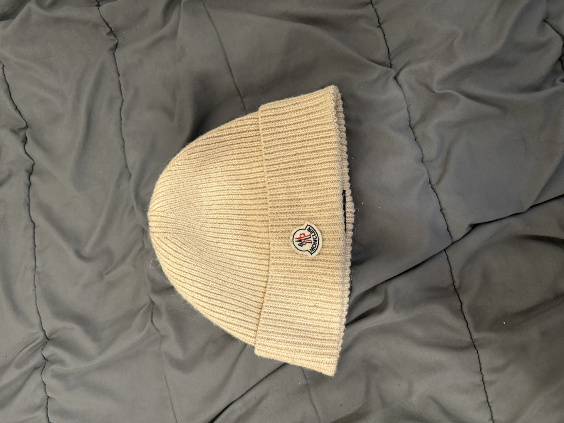Moncler Mens Cotton Rib Beanie