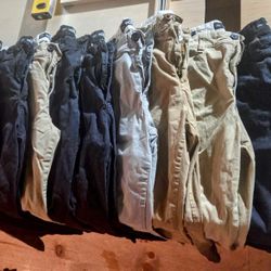 12 Pairs Of Mens Hollister Chino Pants (30x30) AMAZING  CONDITION
