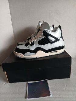 Air Jordan 4 Retro GS Pure Platinum Metallic Gold FZ8585-070 Size 7Y