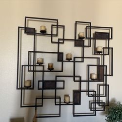 Candle wall art