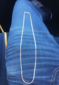 Herringbone gold chain