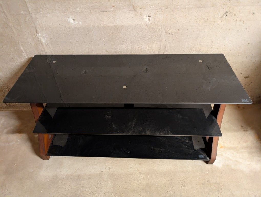 Glass TV Stamd