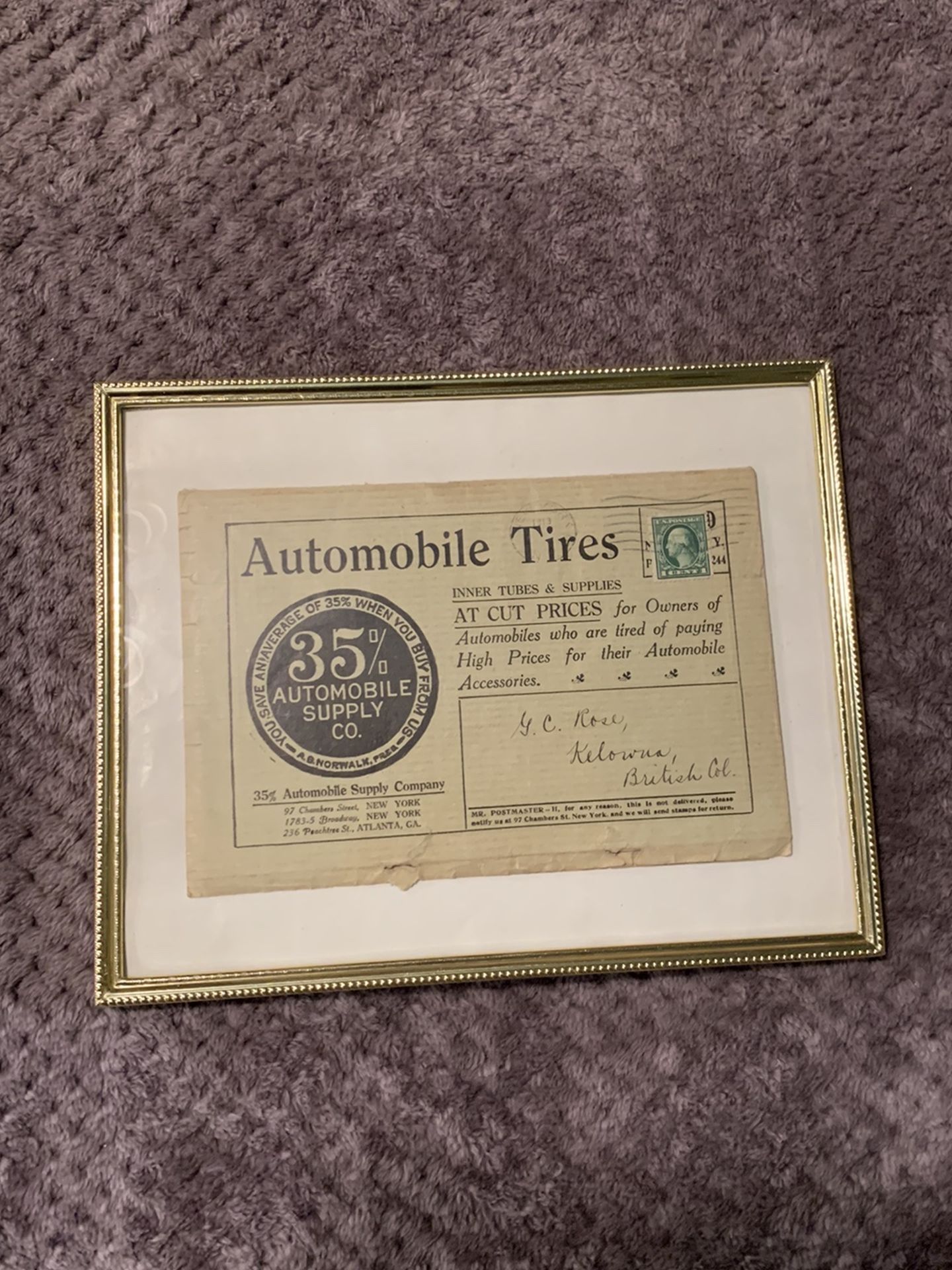 Rare vintage 1913 35% Automobile supply company catalog￼