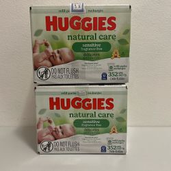 Huggies Wipes Natural Care 352 Wipes 