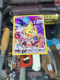 Pikachu Secret Rare Card #160/159 Crown Zenith Series